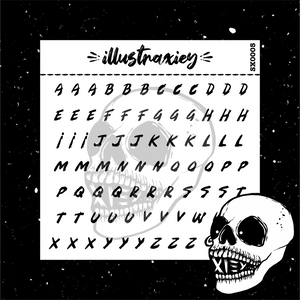SX0005 SPOOOKY ALPHABETS