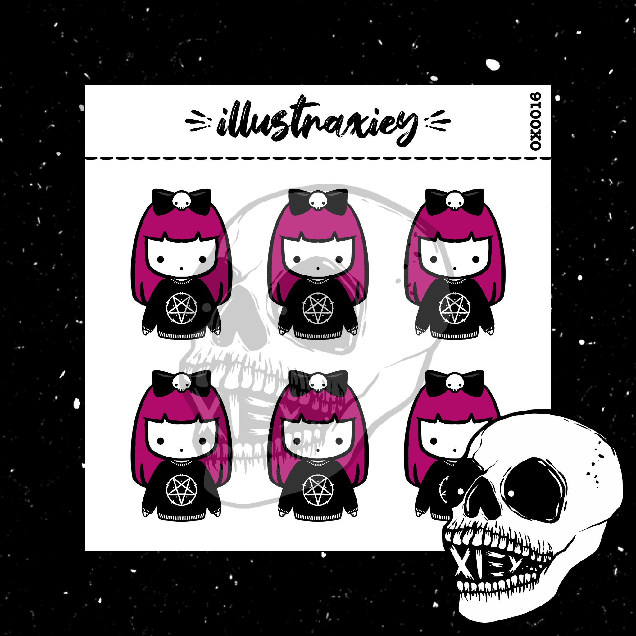 OX0016 ONYX SPOOOKY SWEATER