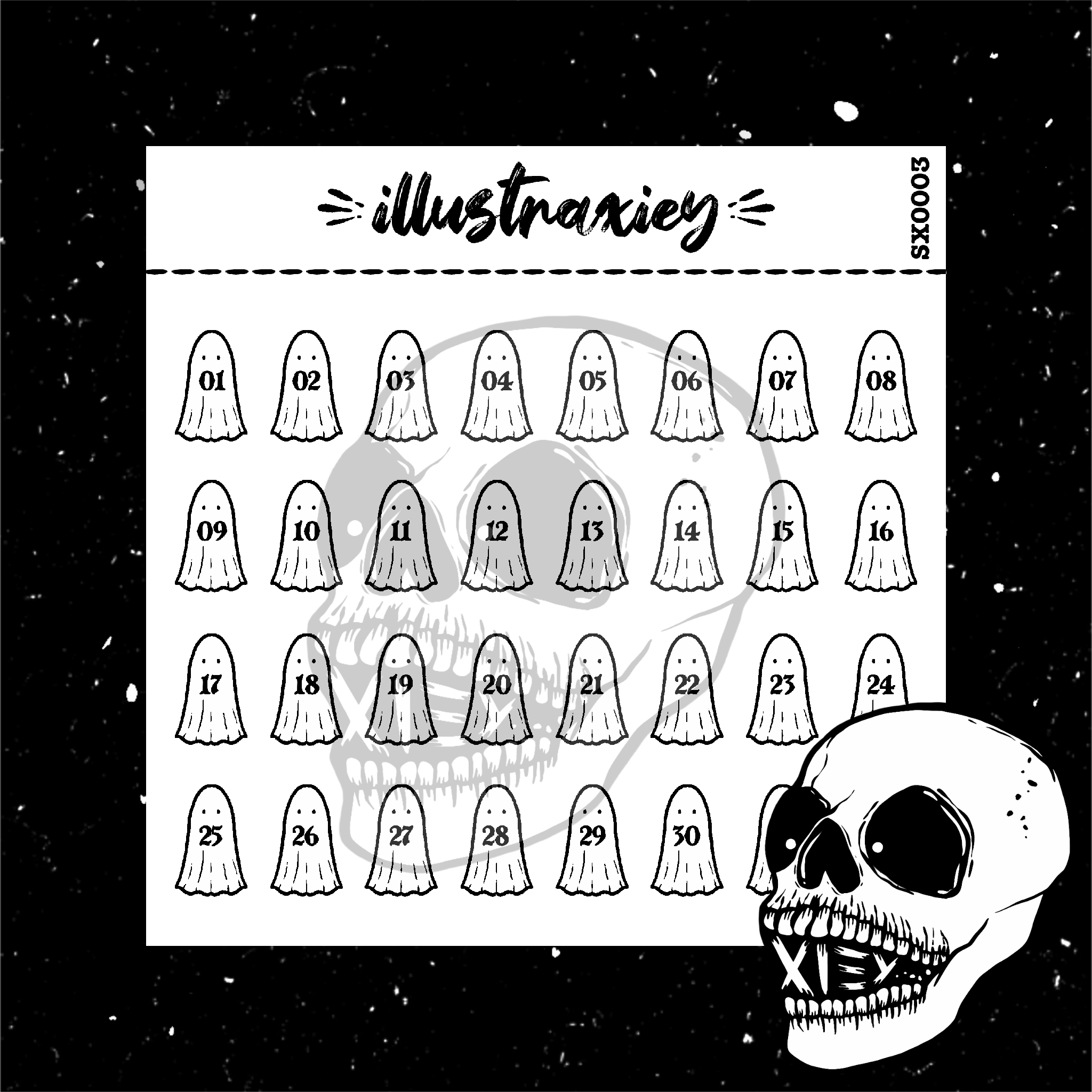 SX0003 SPOOOKY DATES
