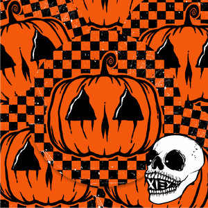 PUMPXKIN GLITTERY STICKER
