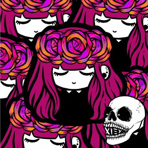 ONYX SPRING GLITTERY STICKER