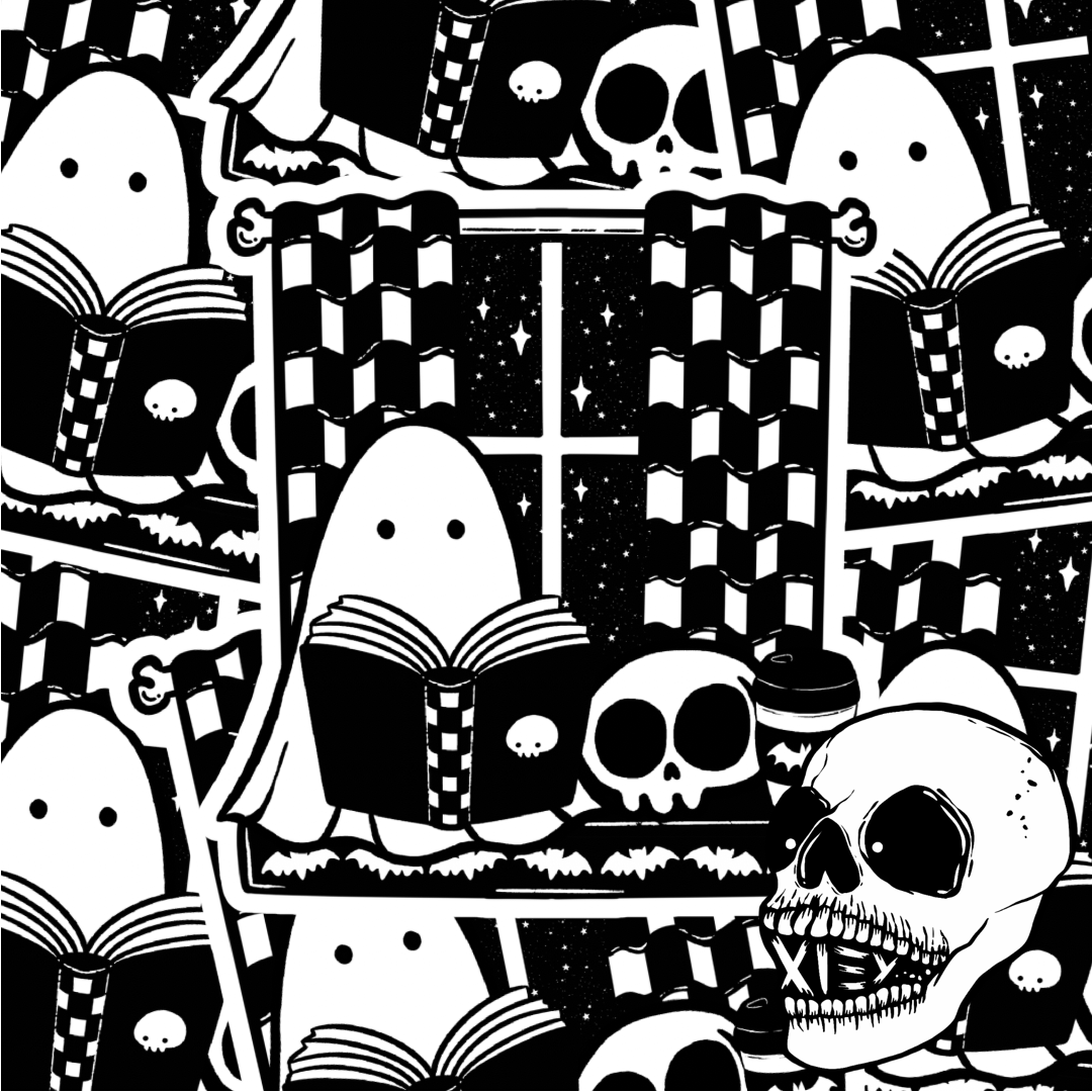 SKYE SPOOOKY NOOK GLITTERY STICKER