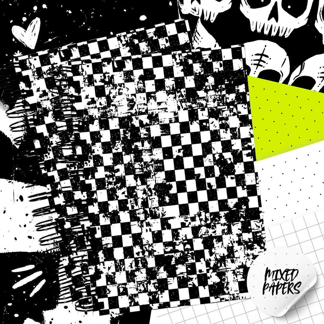 A6 CHECKERED JUNX NOTEBOOK
