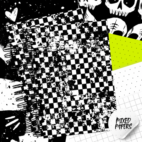 A6 CHECKERED JUNX NOTEBOOK