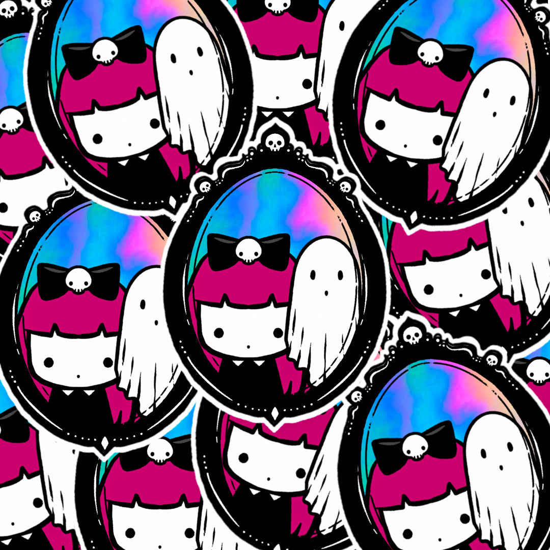 ONYX & SKYE GLITTERY STICKER