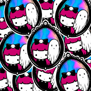 ONYX & SKYE GLITTERY STICKER