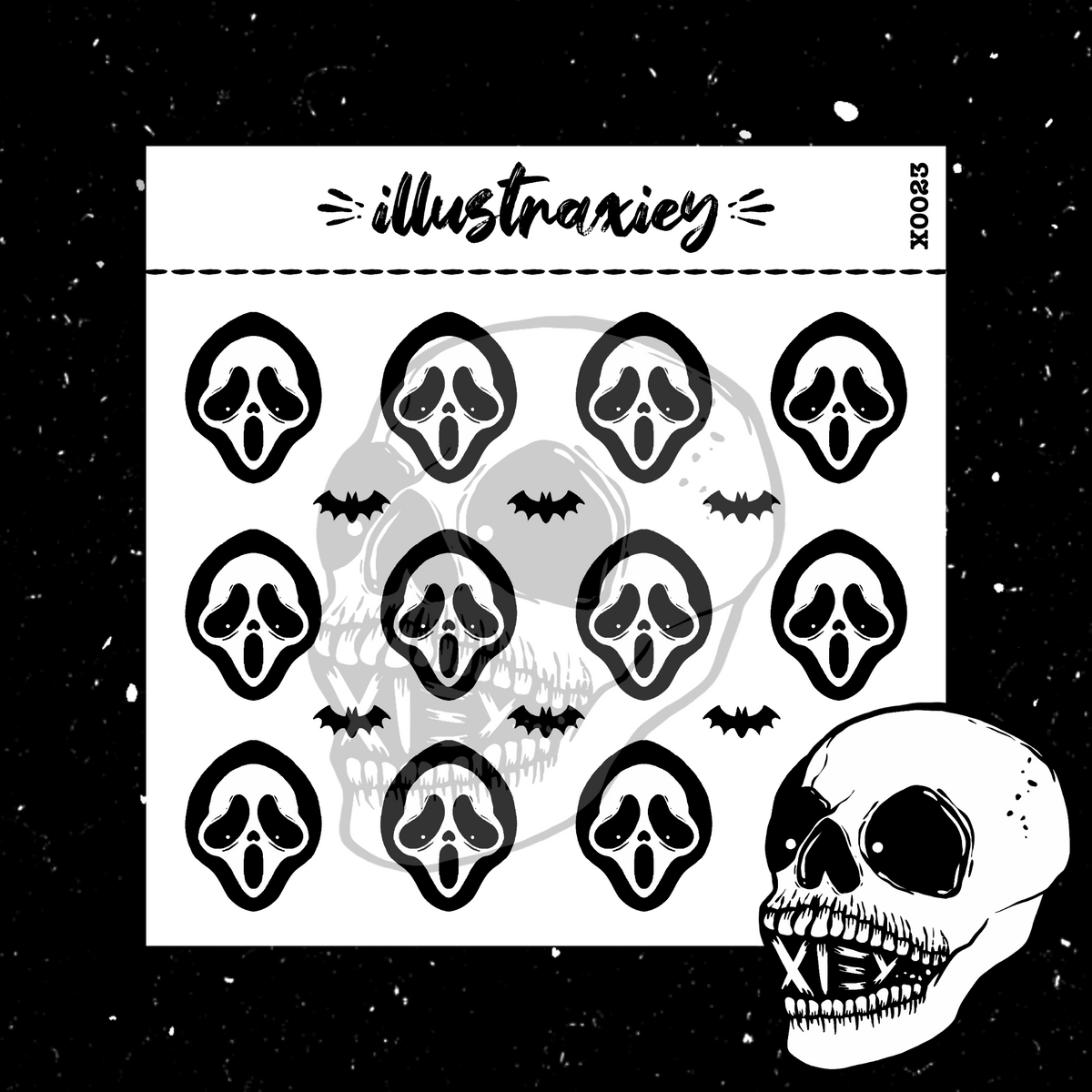 X0023 GHOSTFACE – illustraxiey
