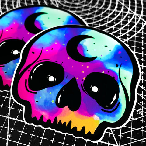 KOSMIK SKULL VINYL STICKER