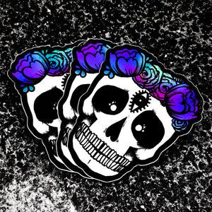 HORROR SPRING HOLOGRAPHIC VINYL STICKER