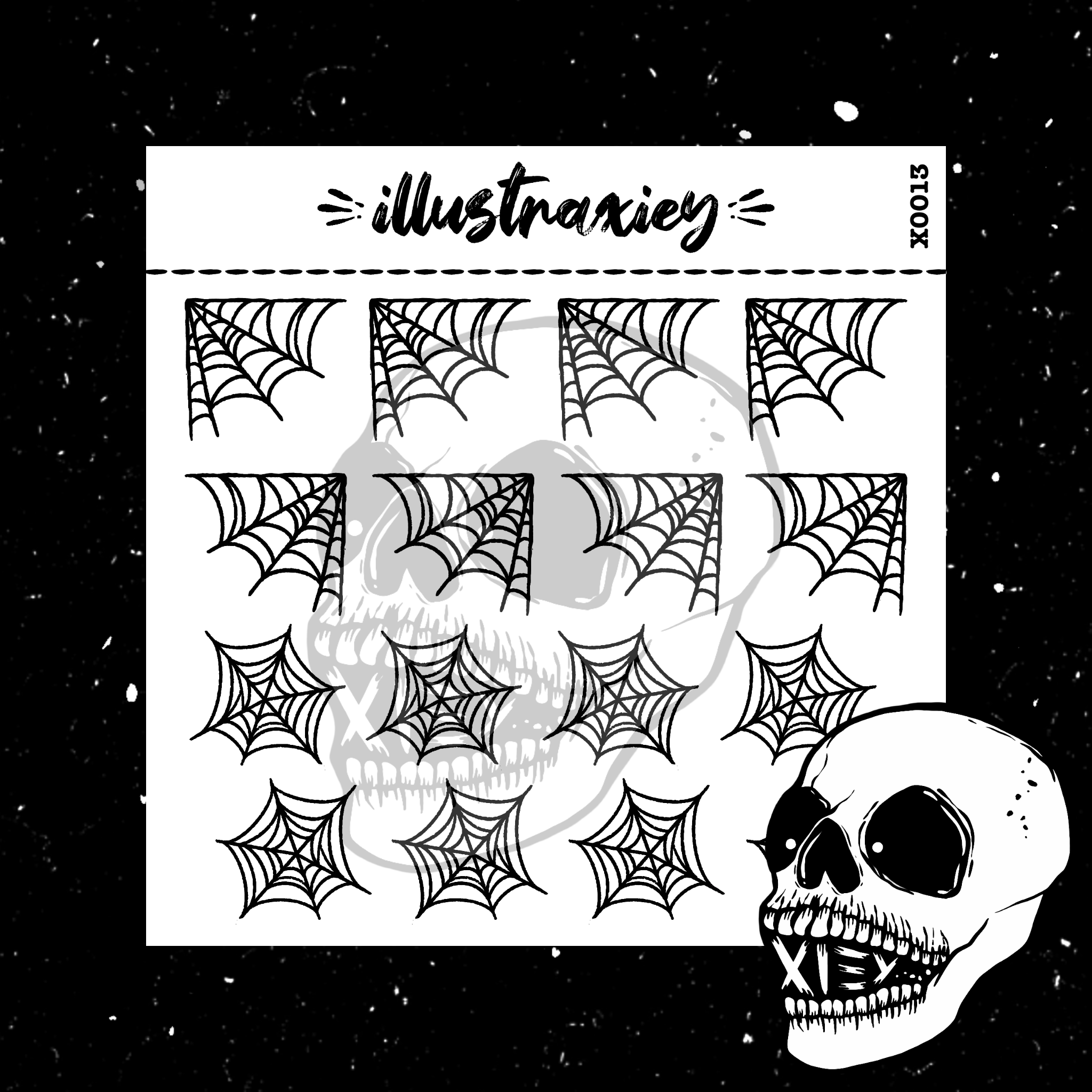 X0013 SPIDER WEBS